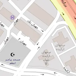 این نقشه، لوکیشن مرکز زیبایی پوست الماس متخصص زیبایی پوست در شهر تهران است. در اینجا آماده پذیرایی، ویزیت، معاینه و ارایه خدمات به شما بیماران گرامی هستند.